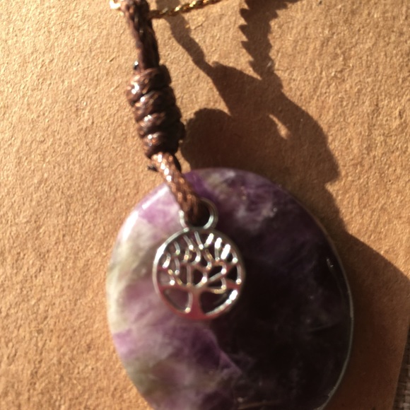 Peace Amethys Necklace or Keychain - Picture 2 of 7